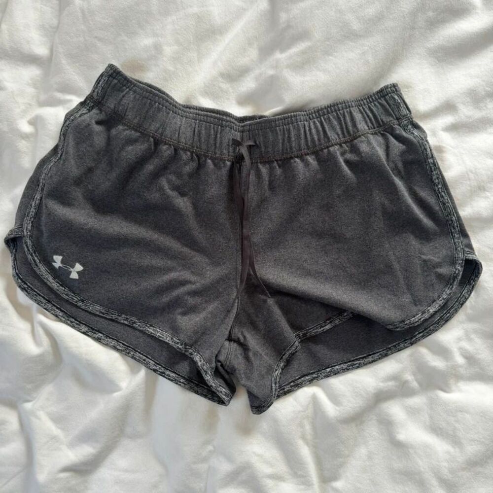 Under Armour Gray Athletic Shorts Size Medium